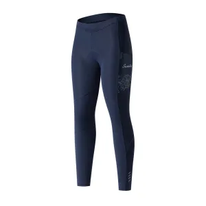 Santic Navy Women's Cycling Pants 4D Padded Bicycle Tights