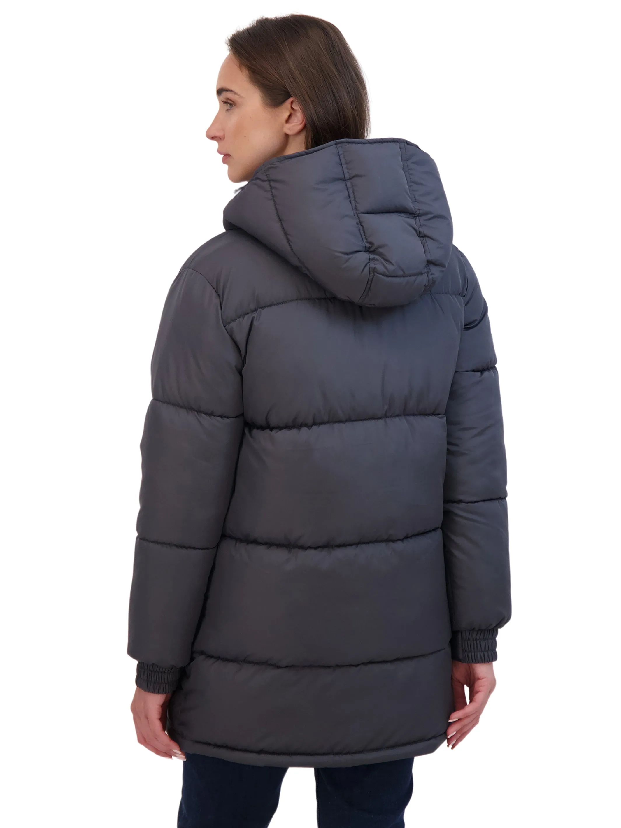 Sebby Junior's 3/4 Puffer Jacket with Hood