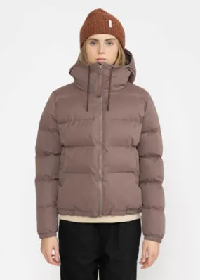 Selfhood Hooded Puffer Jacket Dustpurple