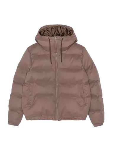 Selfhood Hooded Puffer Jacket Dustpurple