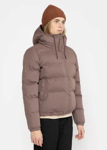 Selfhood Hooded Puffer Jacket Dustpurple