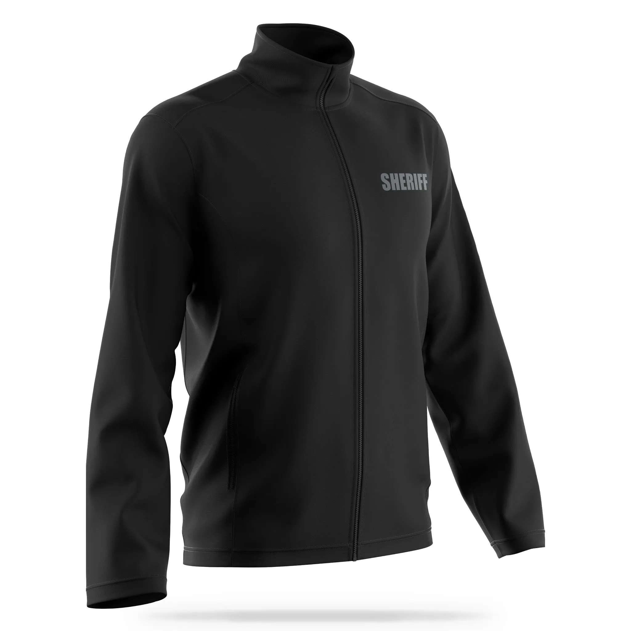 [SHERIFF] Soft Shell Jacket [BLK/GRY]