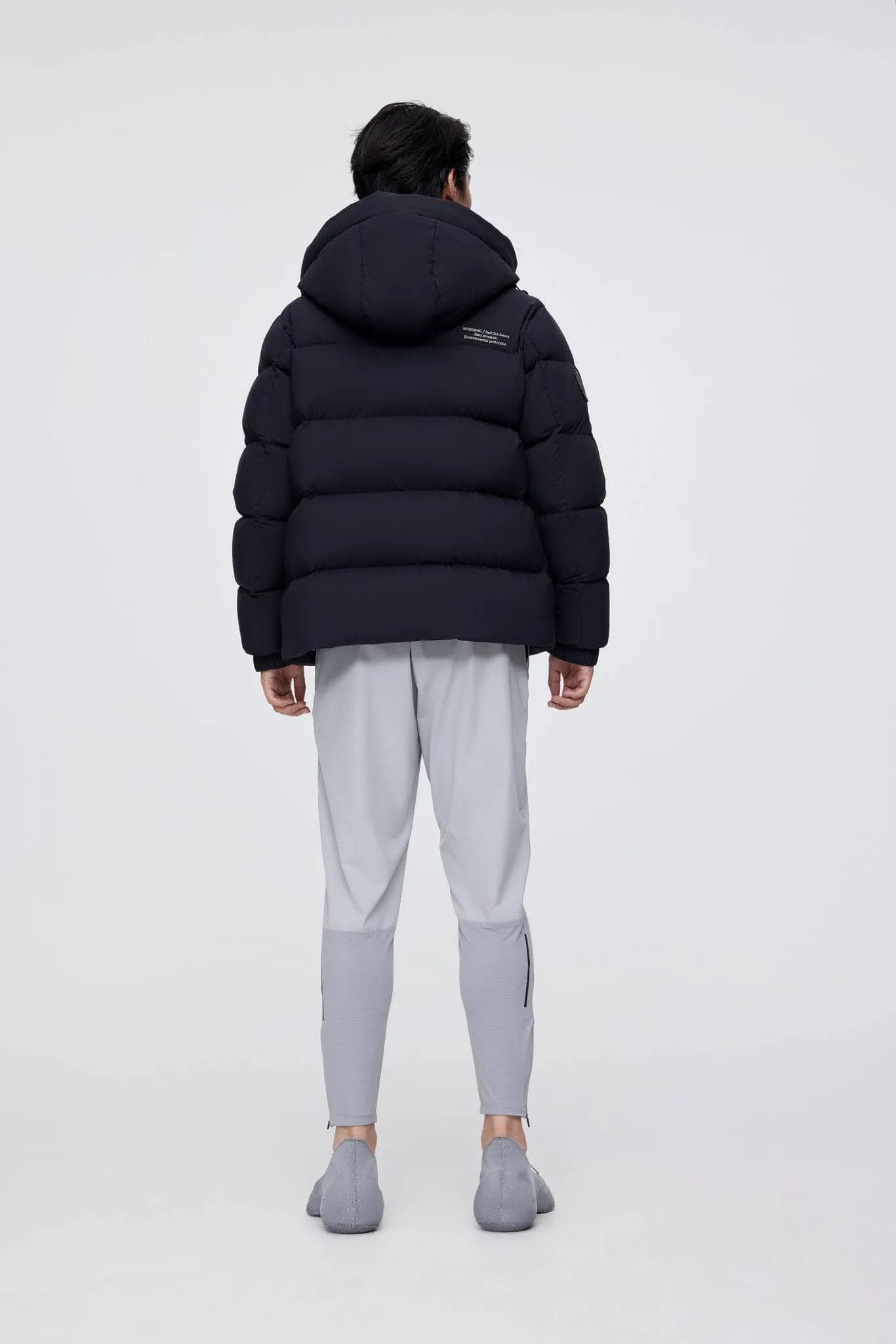 Short Down Puffer With Hood