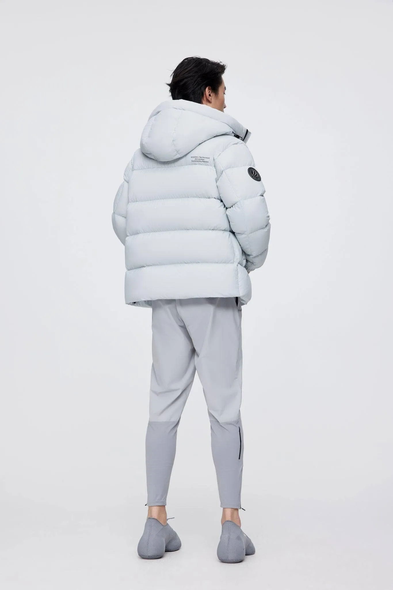 Short Down Puffer With Hood