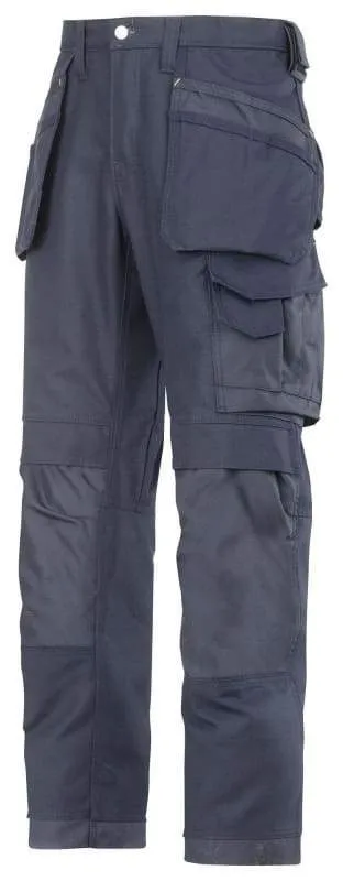 Snickers Work Trousers with Kneepad & Holster Pockets Canvas -3214