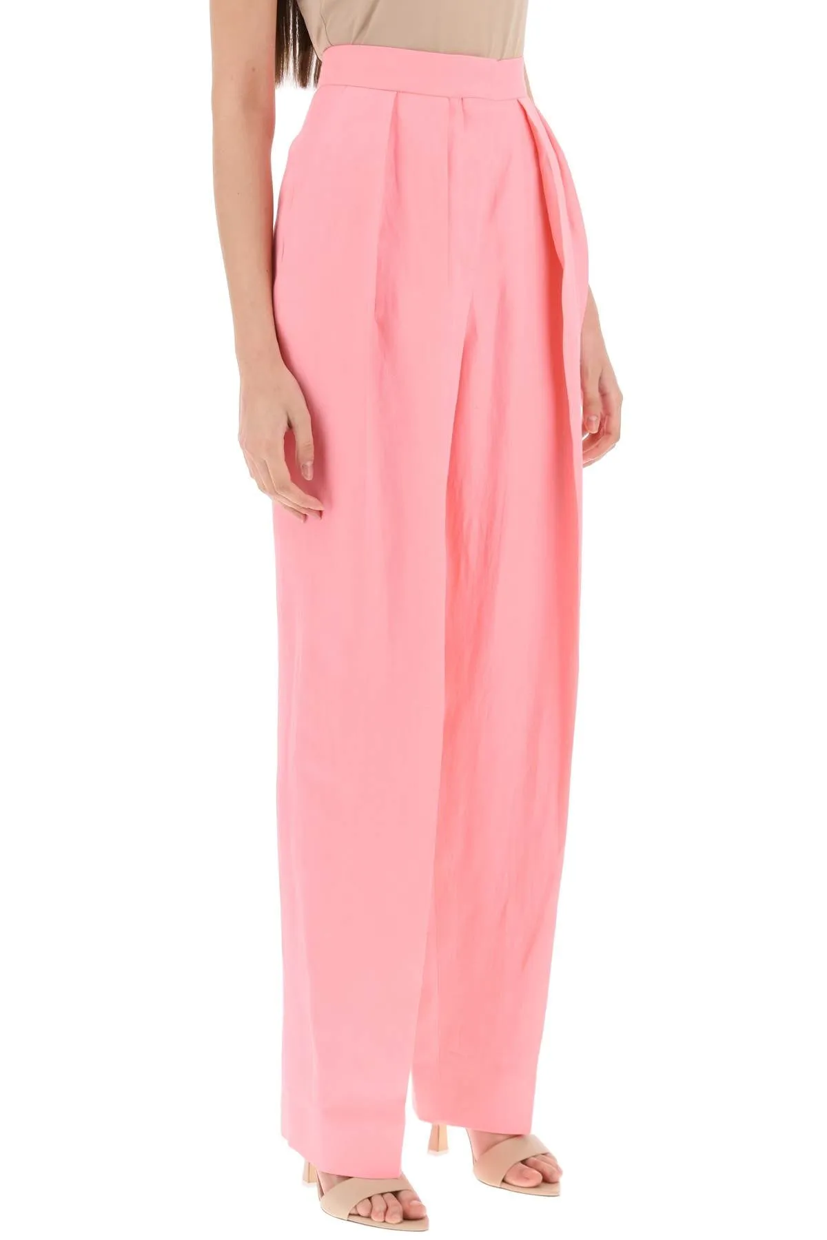 Stella mccartney viscose linen trousers