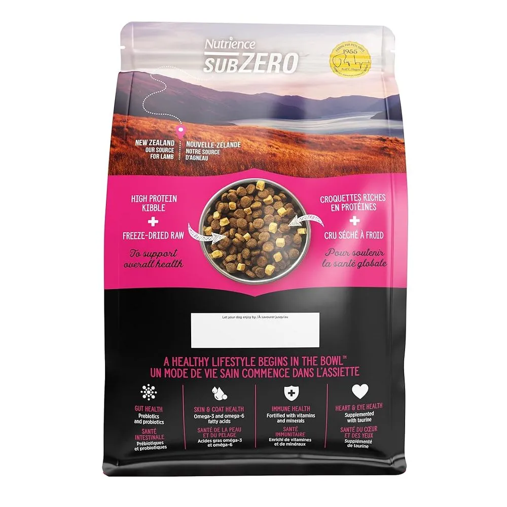 SubZero - L.I.D Kibble with Freeze Dried Raw Cubes  Lamb & Pumpkin for Dogs