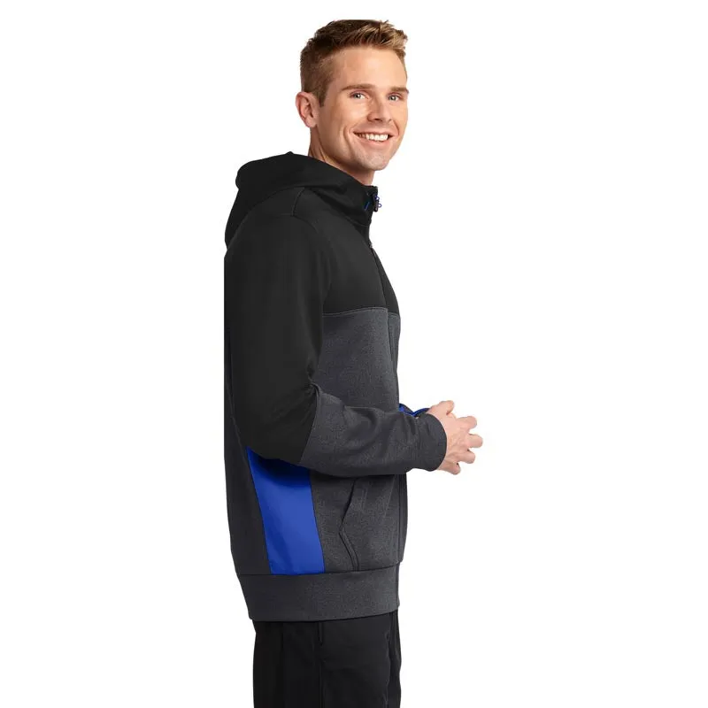 Tech Fleece Colorblock Full-Zip Hooded Jacket, Thin Blue Line USA