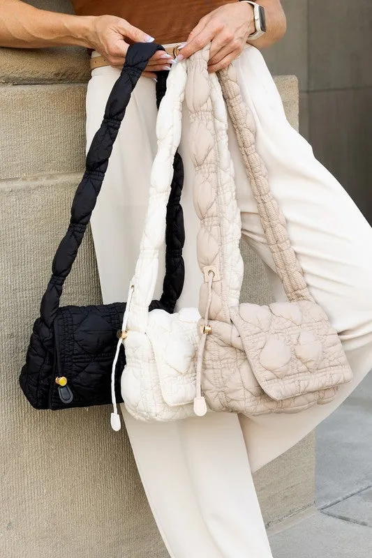 TEEK - Brinley Quilted Puffer Foldover Crossbody