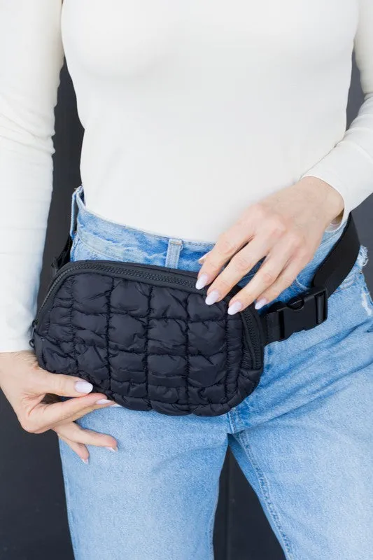 TEEK - Puffer Sling Belt Fanny Bum Bag