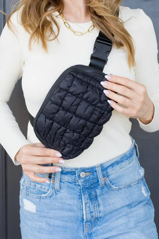 TEEK - Puffer Sling Belt Fanny Bum Bag