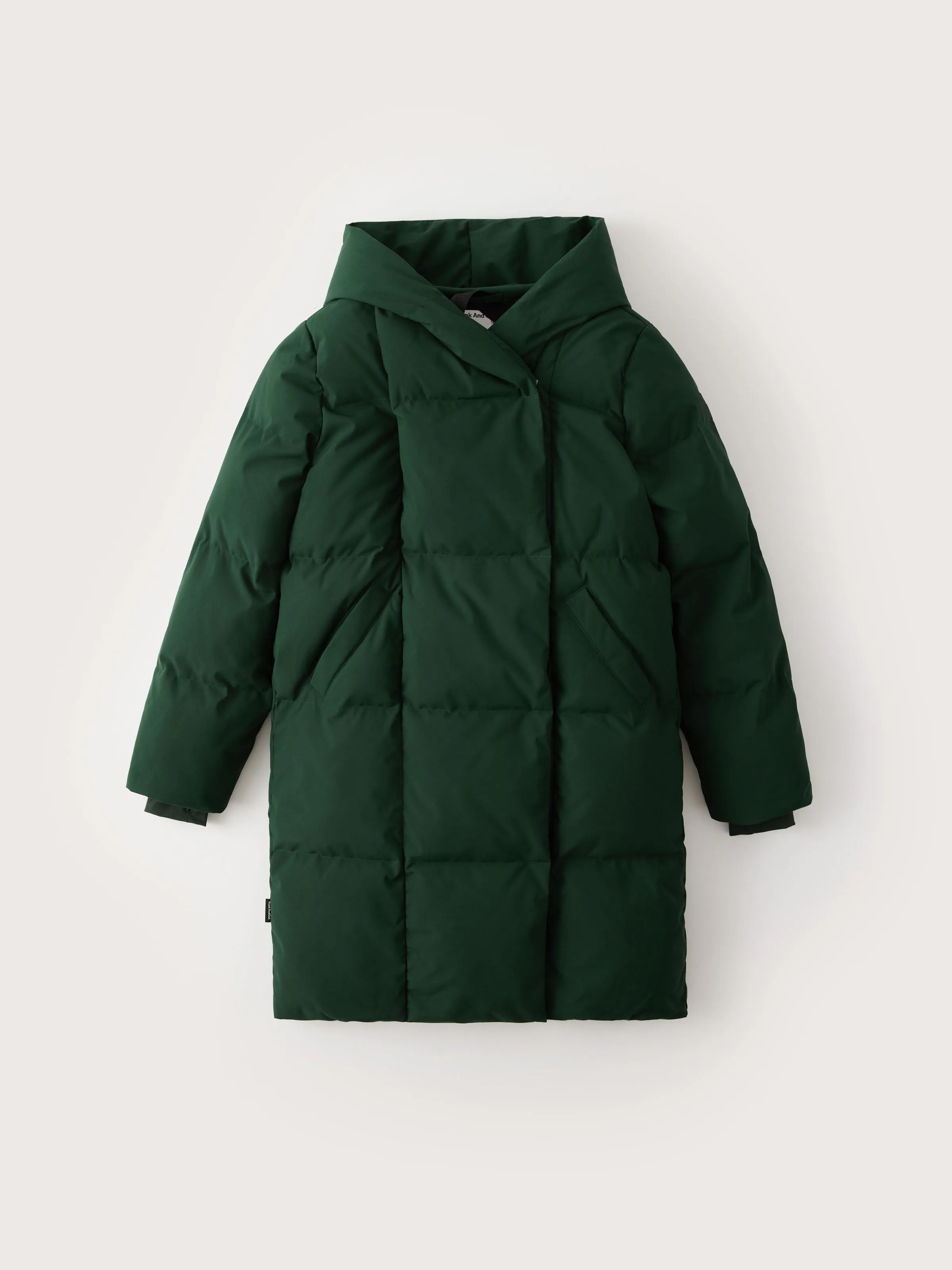 The Hygge Puffer Coat in Forest Green