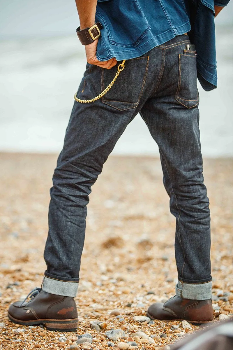 The New Frontier 14oz Selvedge Anti-bac Raw Denim Jeans