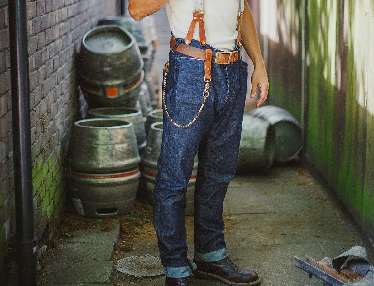 The New Frontier 14oz Selvedge Anti-bac Raw Denim Jeans