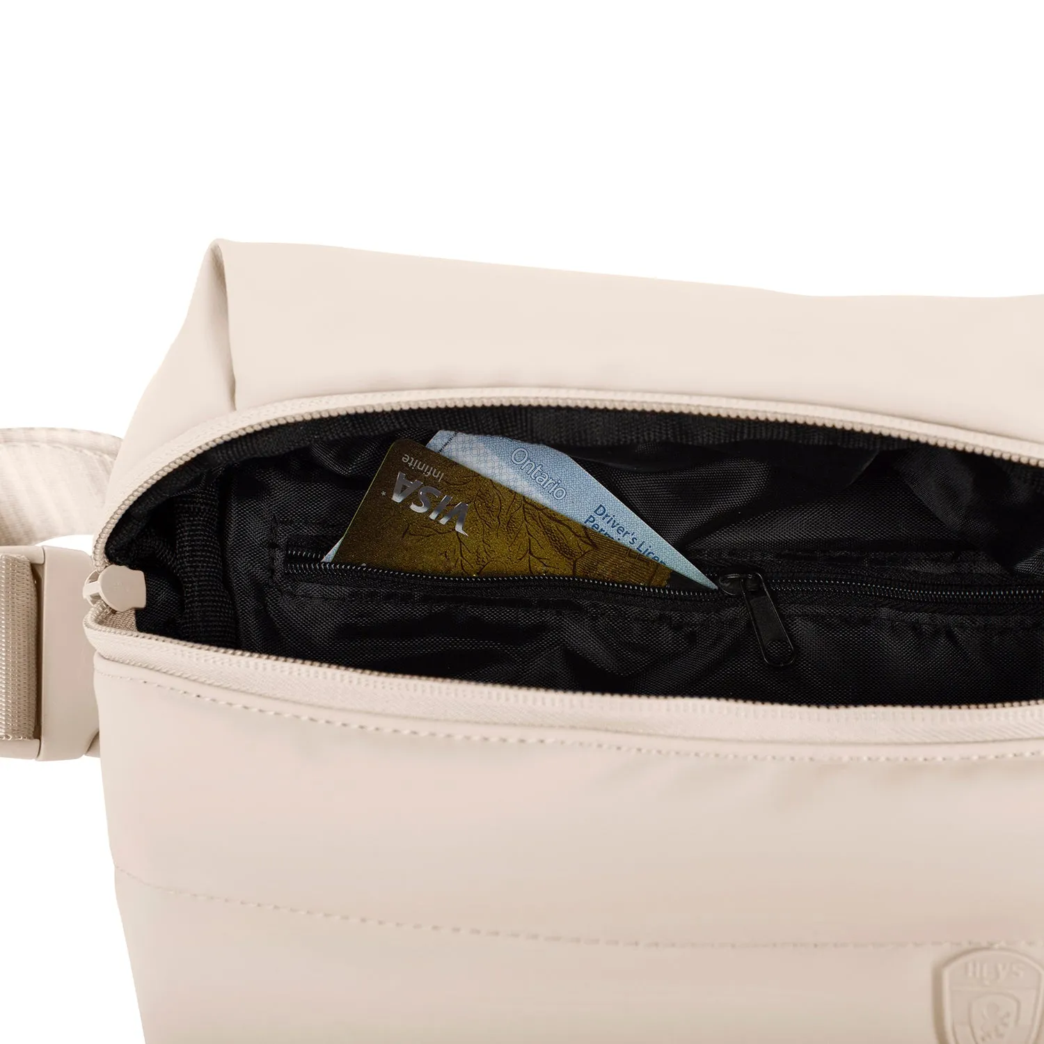 The Puffer Waist Bag - Ivory