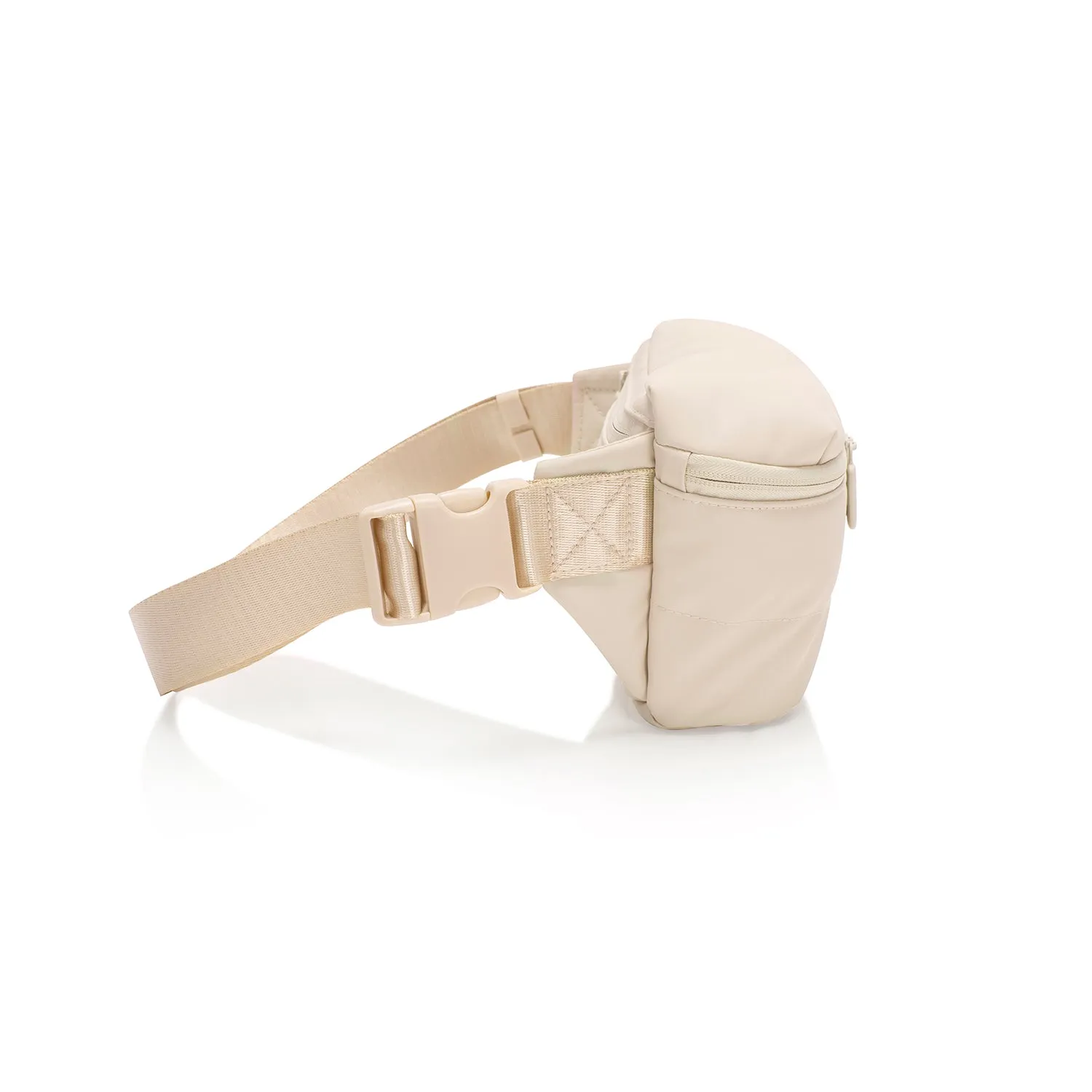 The Puffer Waist Bag - Ivory