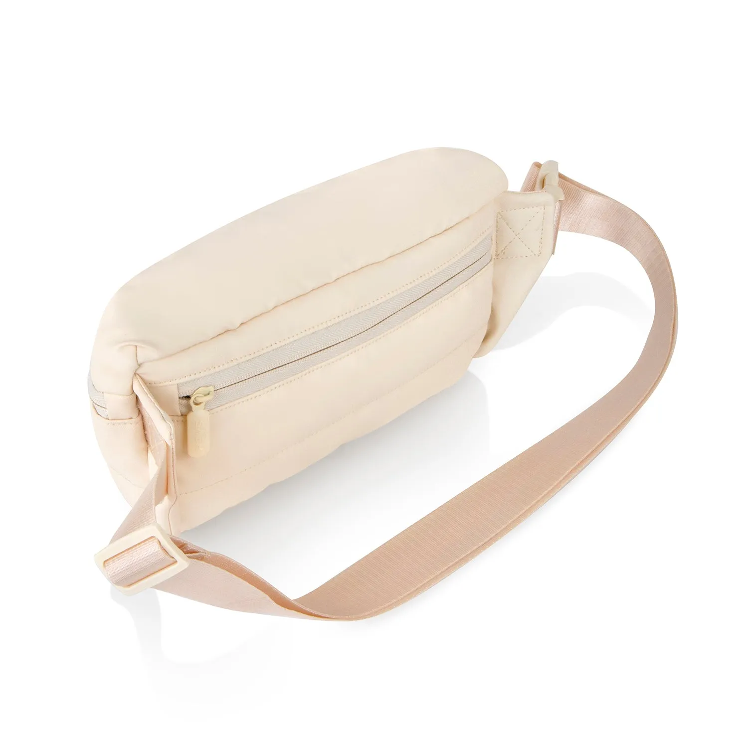 The Puffer Waist Bag - Ivory