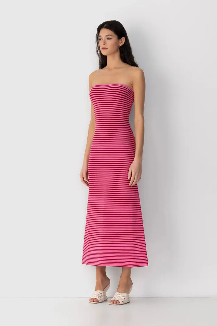 The Wolf Gang Sunmor Knit Maxi Dress - Candy