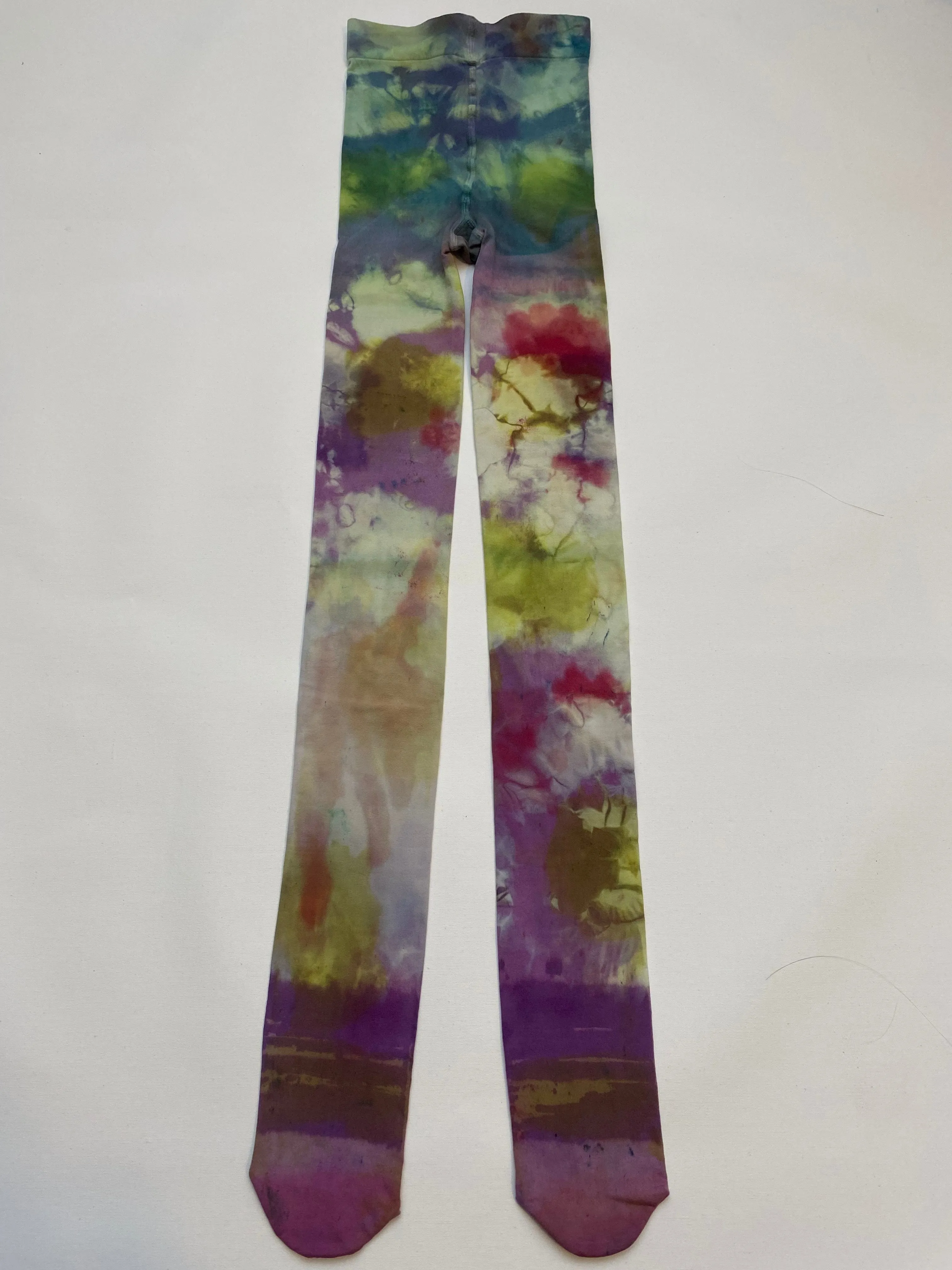 Tie Dye Purple, White & Yellow