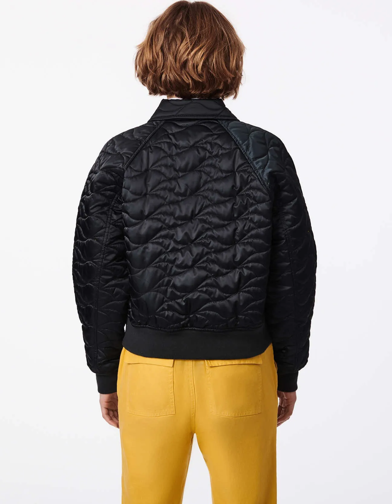 Tonal Texture Puffer Jacket