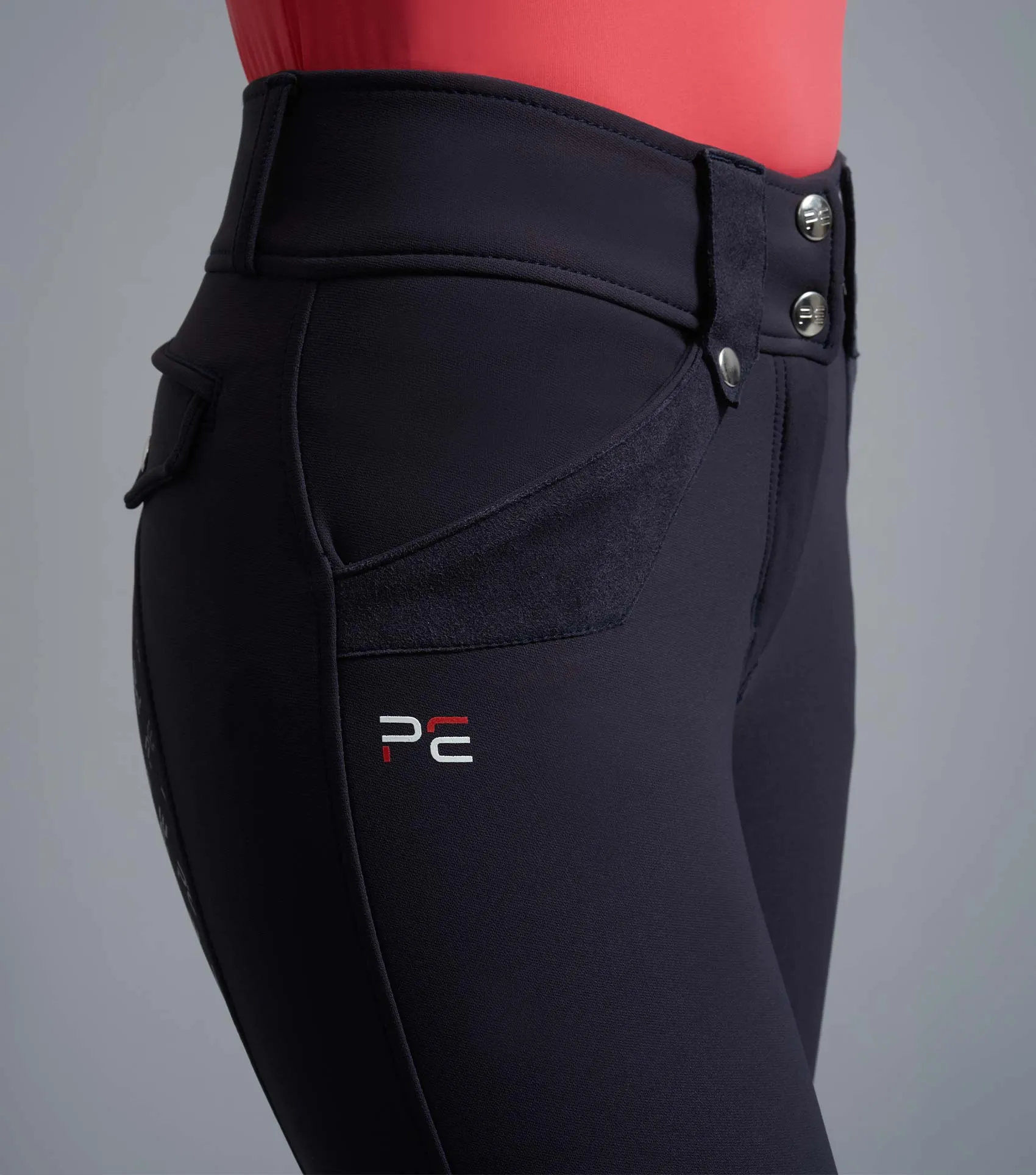 Torino Ladies Full Seat Gel Riding Breeches Navy