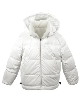 TWINSET Girl's Reversible puffer jacket with faux fur-222GJ211E