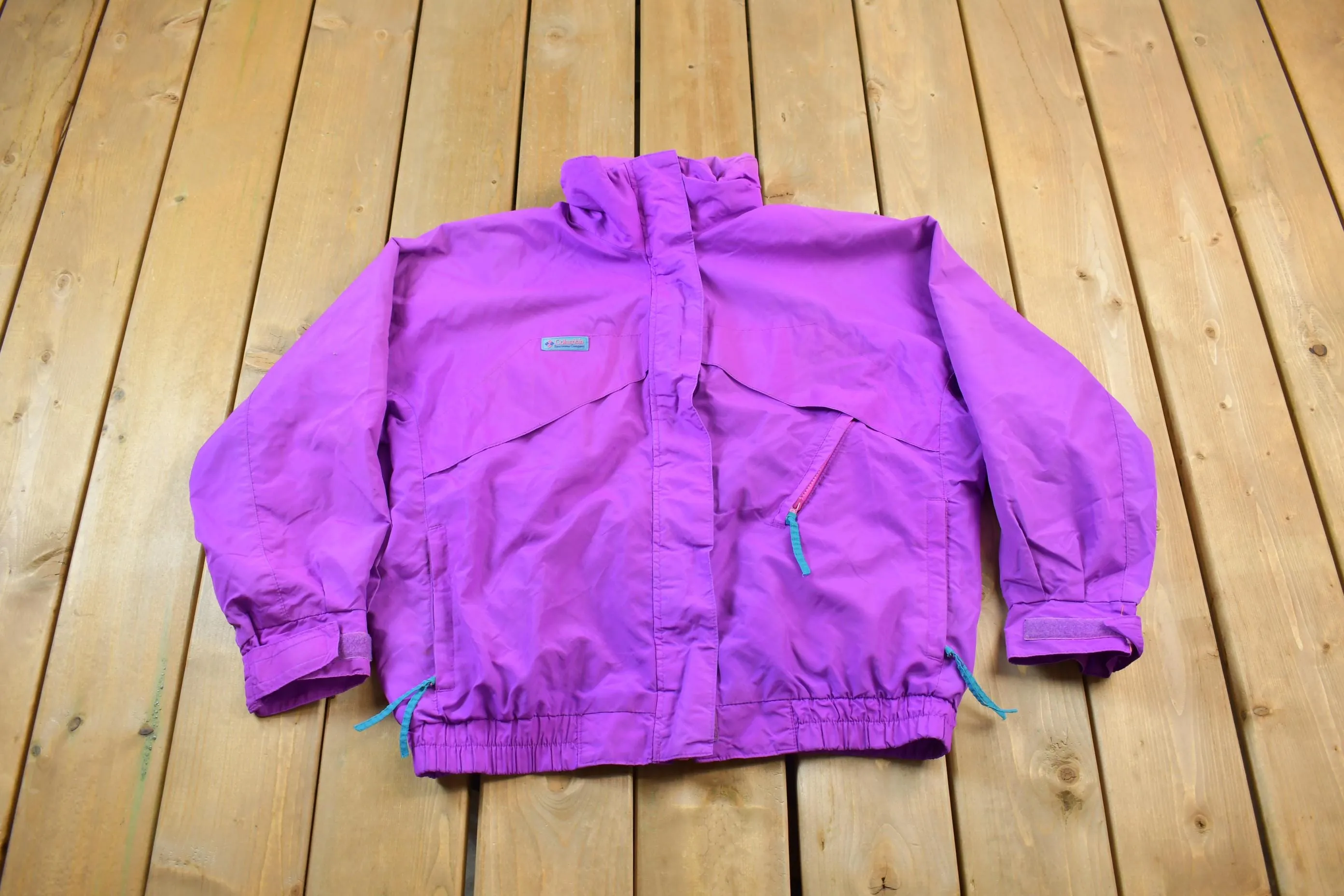 Vintage 1990s Columbia Sportswear Company Whirlibird Full Zip Jacket