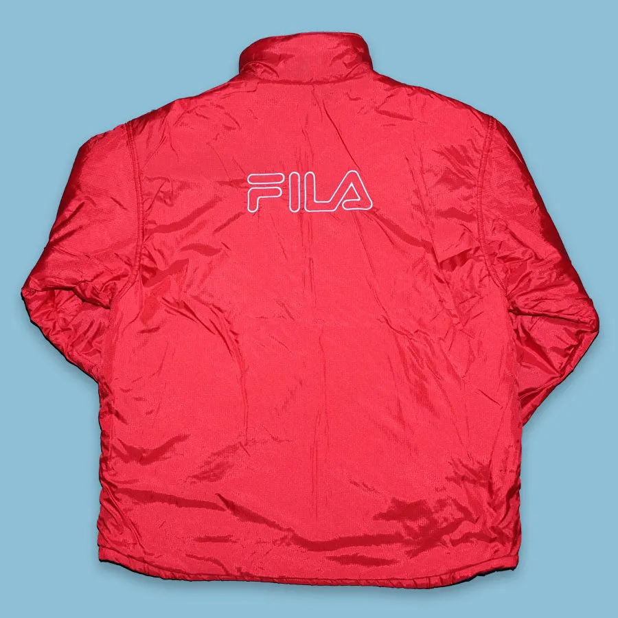 Vintage Fila Reversible Puffer Jacket XLarge