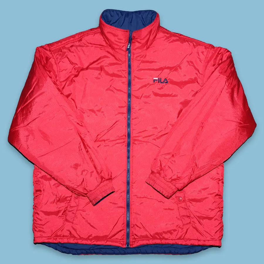 Vintage Fila Reversible Puffer Jacket XLarge