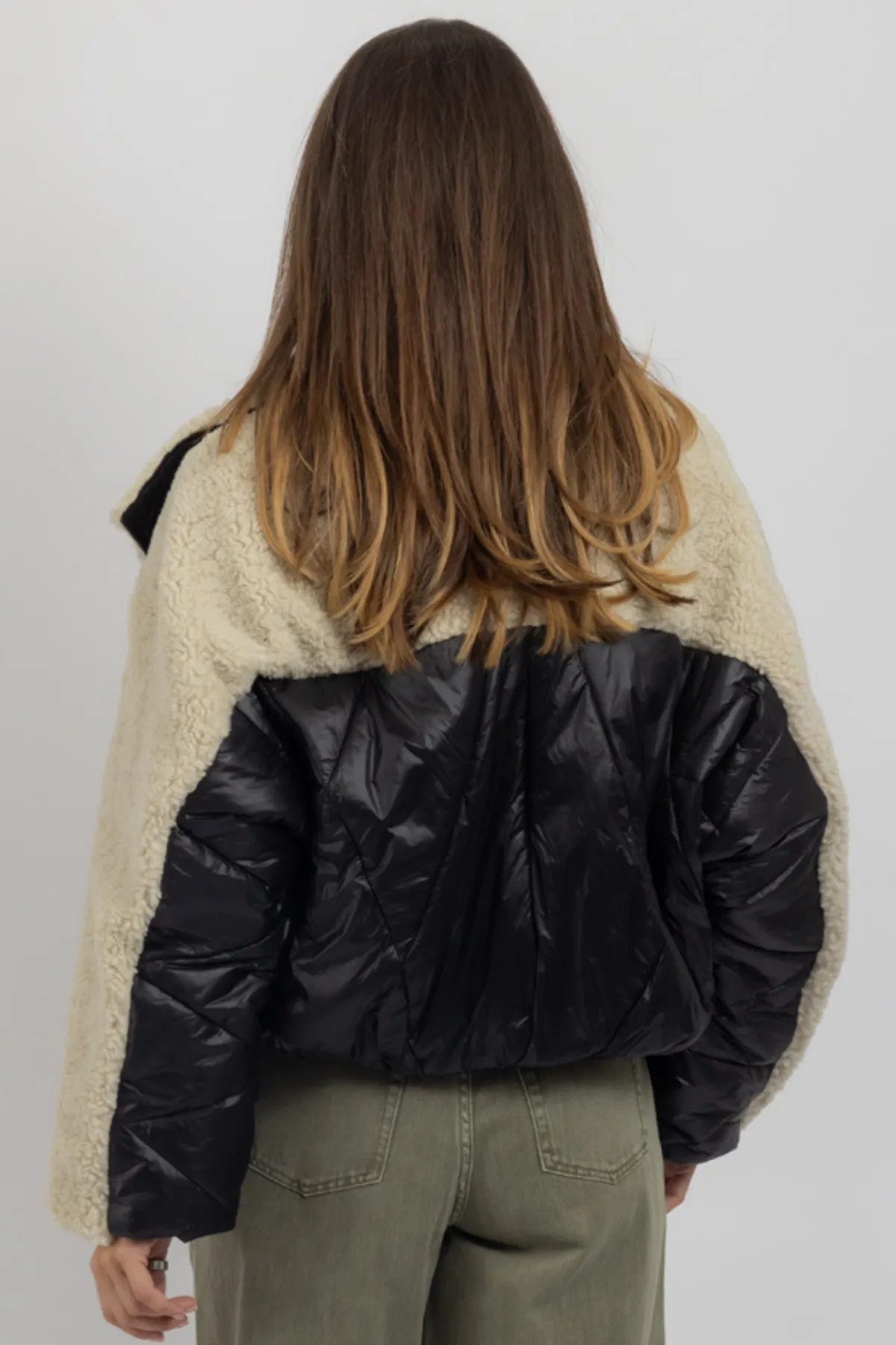 WINSLOW QUILTED SHERPA COAT