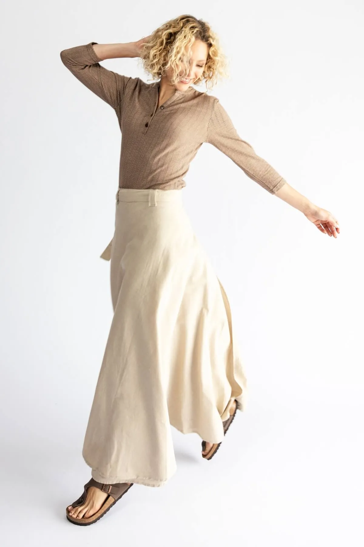 Wrap Skirt - Oatmeal