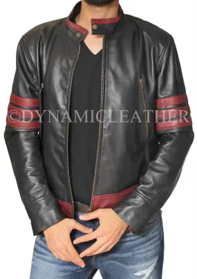 X-Men Wolverine Logans XO Replica Leather Jacket Biker Style BNWT