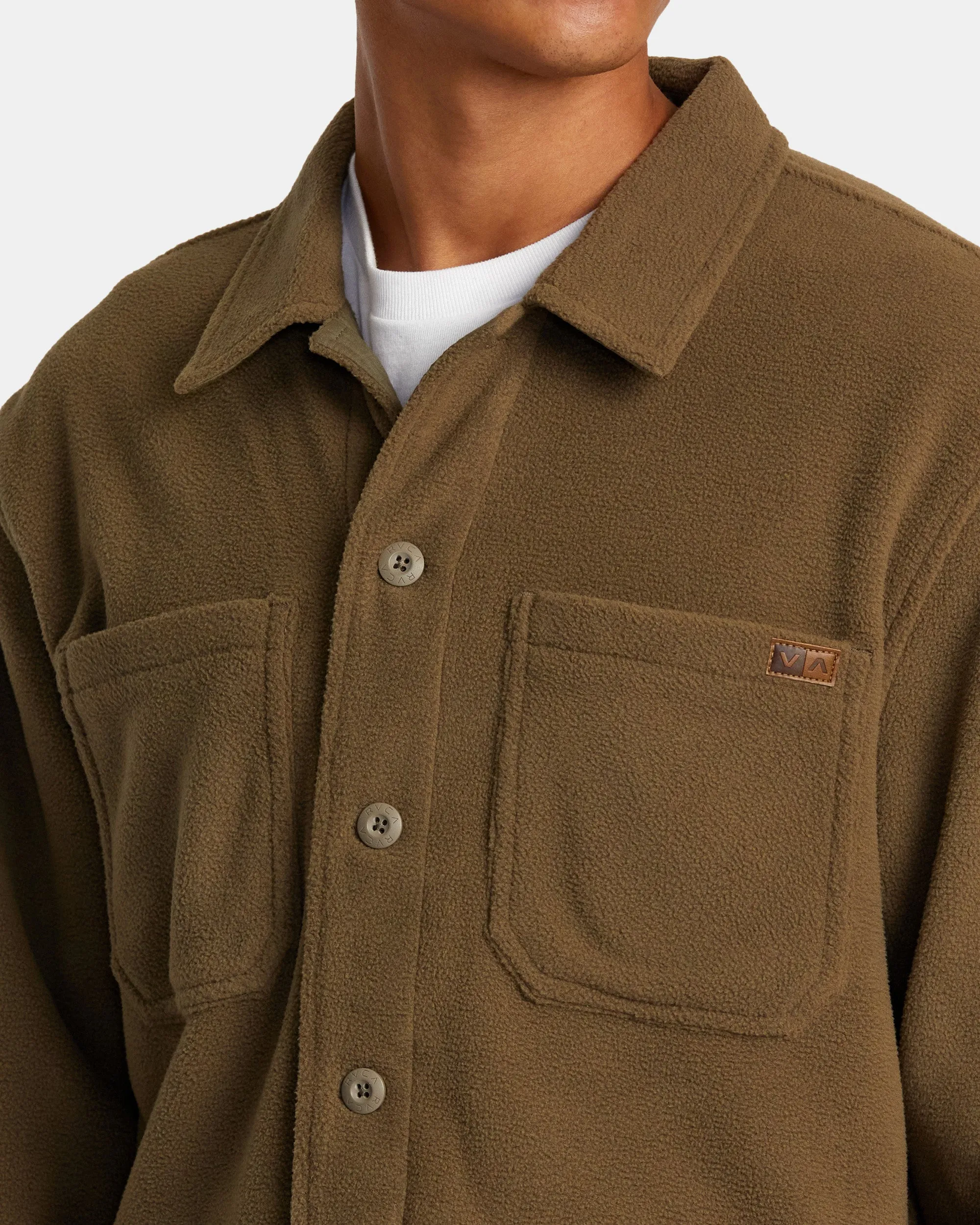 Yukon Hi Pile Fleece Shirt Jacket - Mushroom