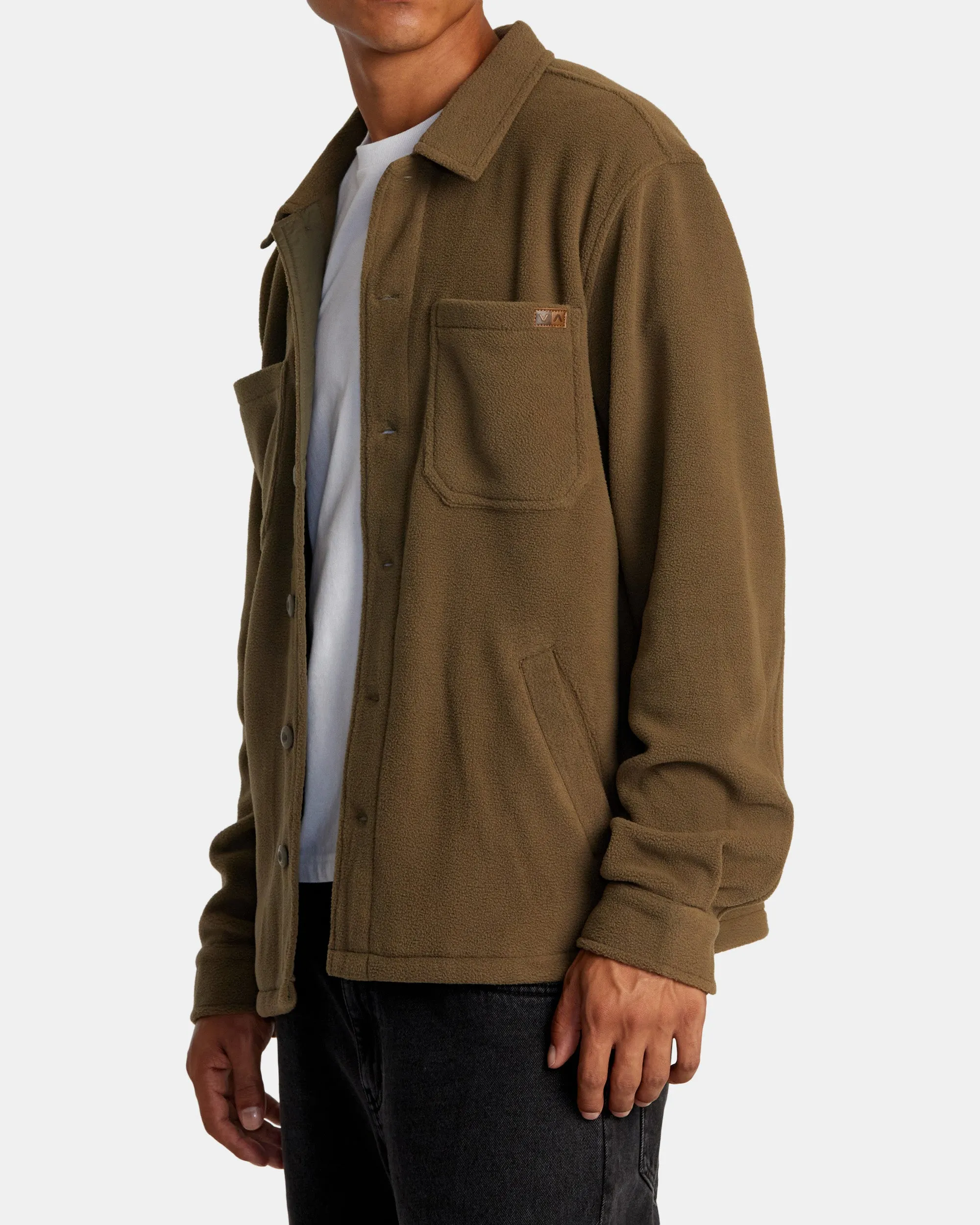 Yukon Hi Pile Fleece Shirt Jacket - Mushroom